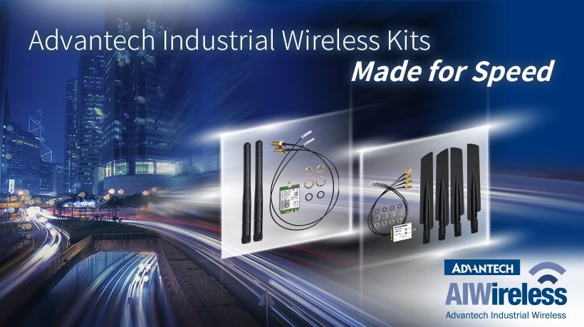 Advantech releases ready-to-use Wi-Fi 5/BT 5.0 and LTE Cat.16  wireless kits – reducing time to market by removing certification obstacles